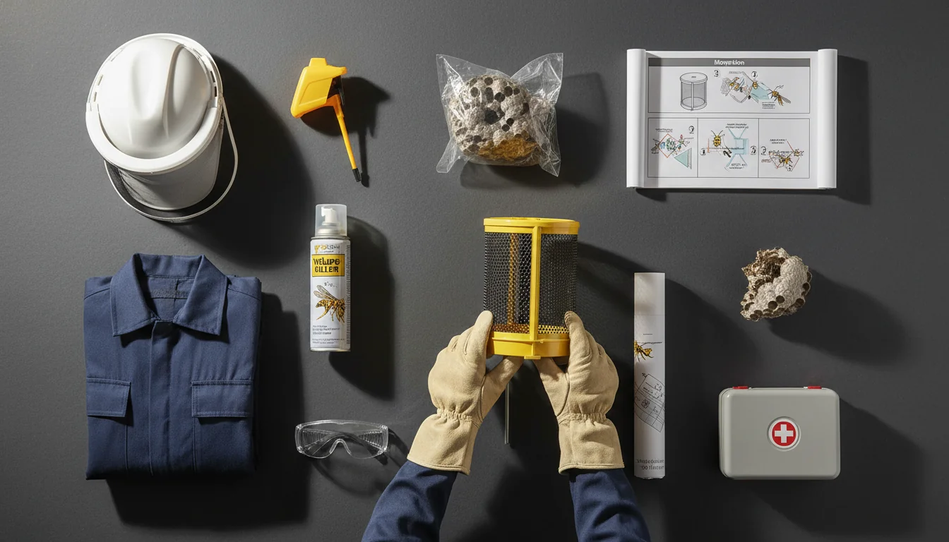 How to Safely Remove Yellow Wasp Nests From Your Home