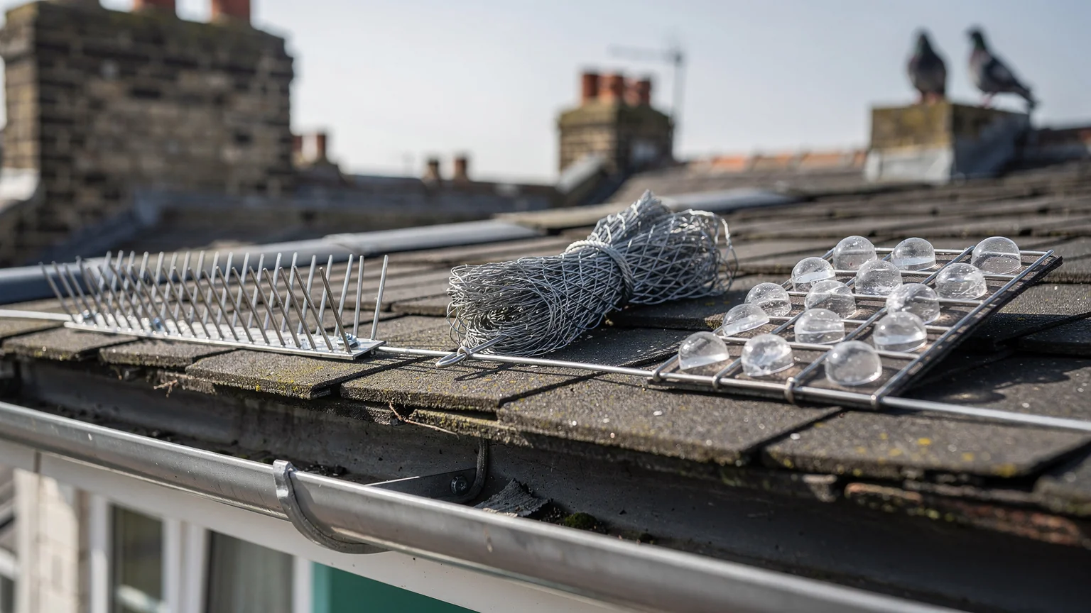 Pigeon Spikes, Netting, or Gel? What Actually Protects Your Roof
