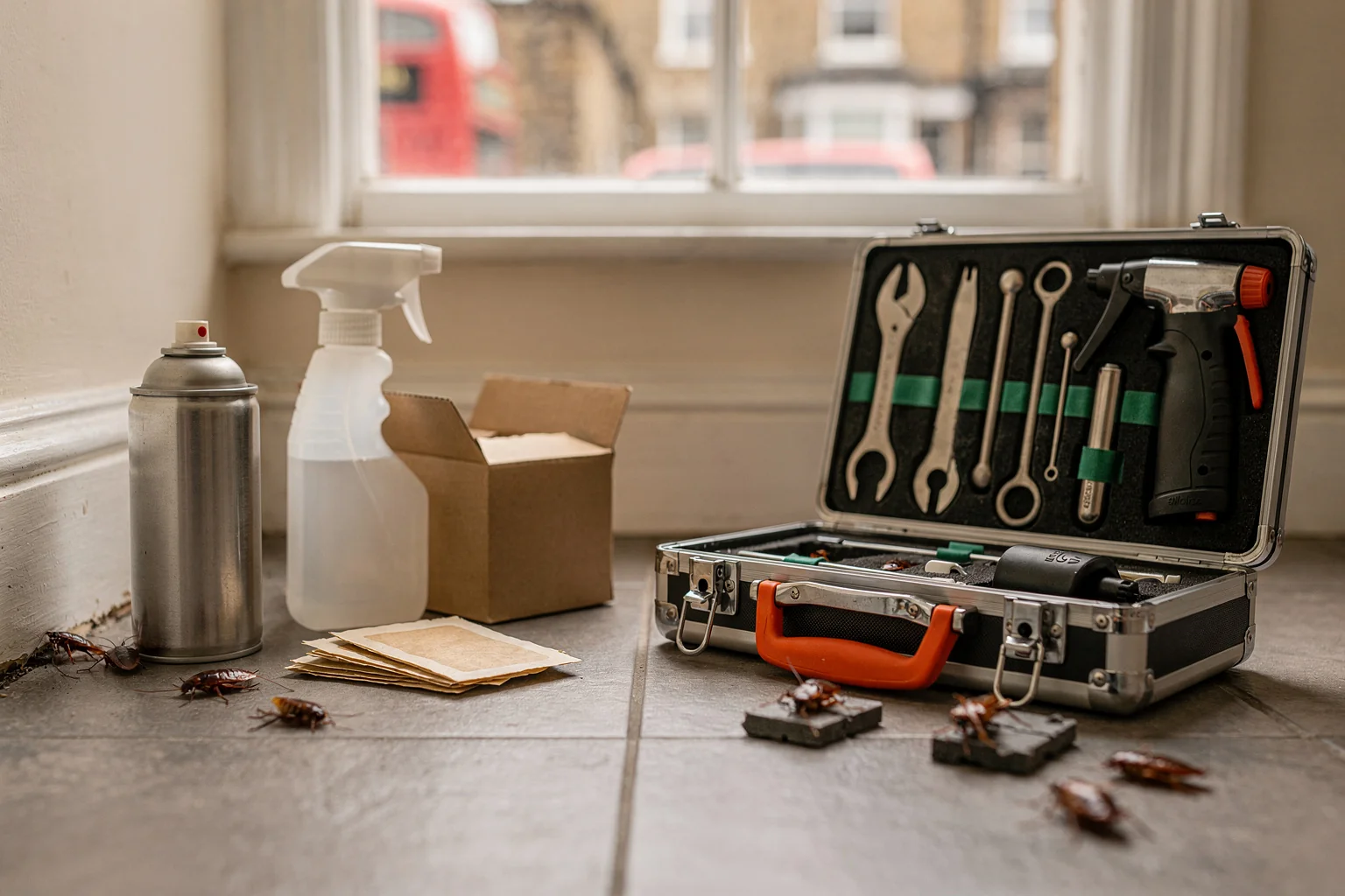 Professional Cockroach Treatment vs DIY Kits in East London
