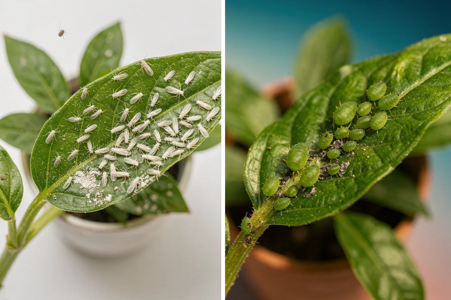 Whiteflies vs Aphids: How to Spot the Pest Destroying Your Plants