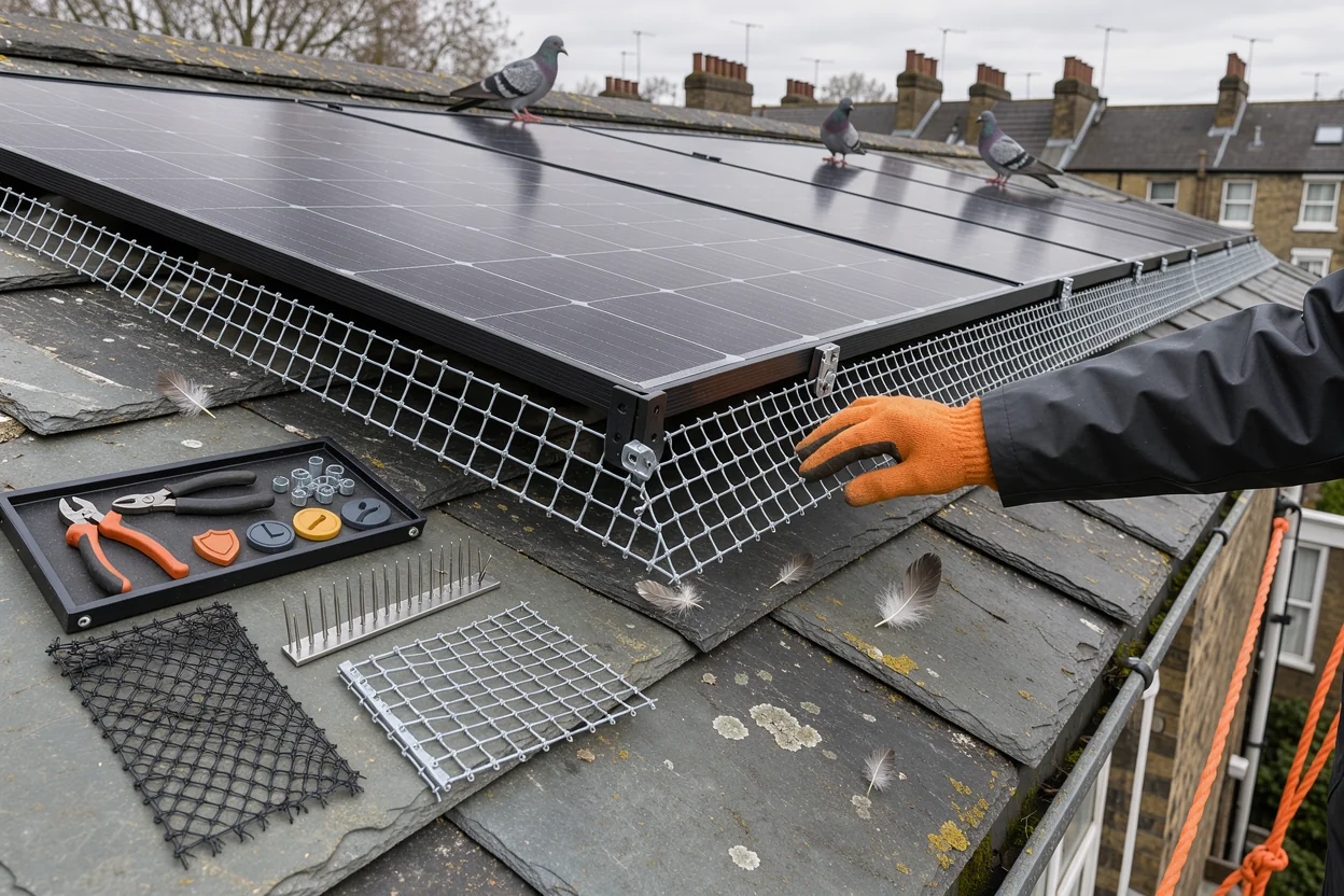 Pigeon Proofing Solar Panels: Which Method Works Best?