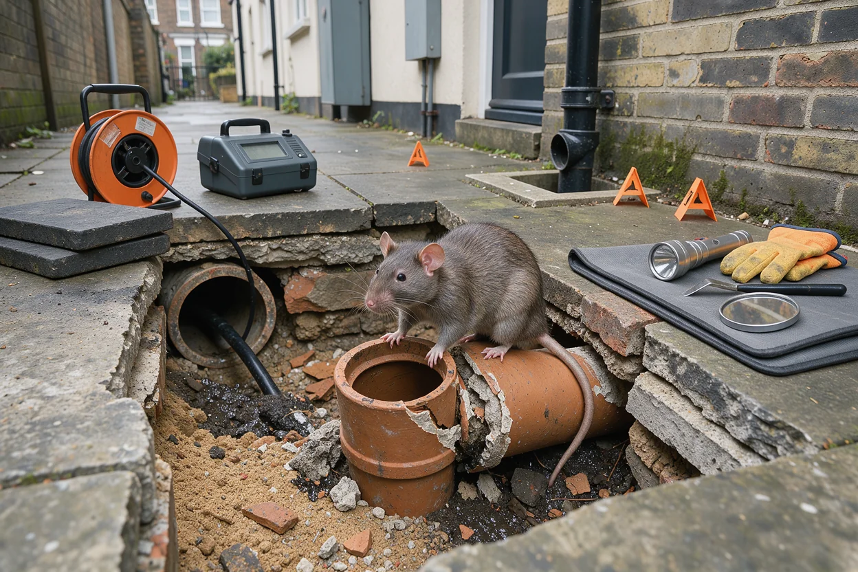 How to Find Where Rats Are Getting Into Your Drains