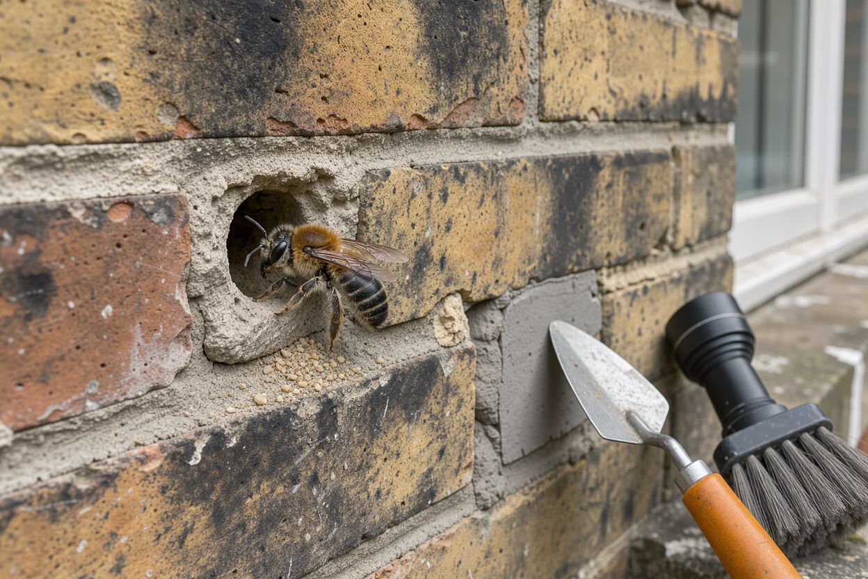 Checking If Masonry Bees Cause Structural Damage to Your Walls