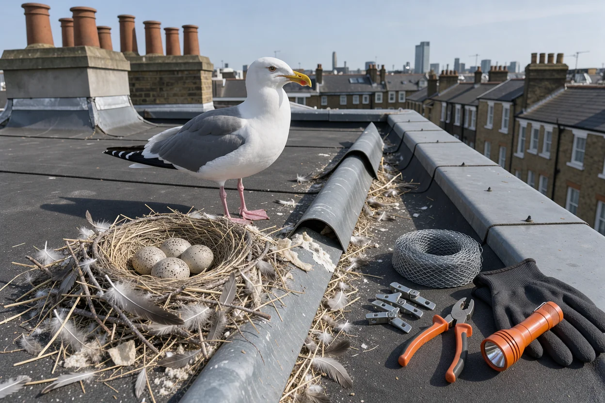 What to Do When Seagulls Are Nesting on Your Roof