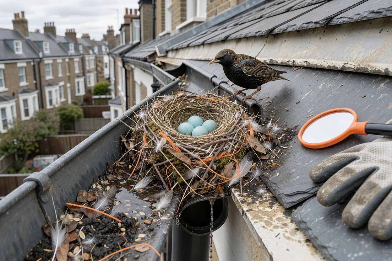 5 Things to Know Before Removing a Bird Nest From Your Gutter