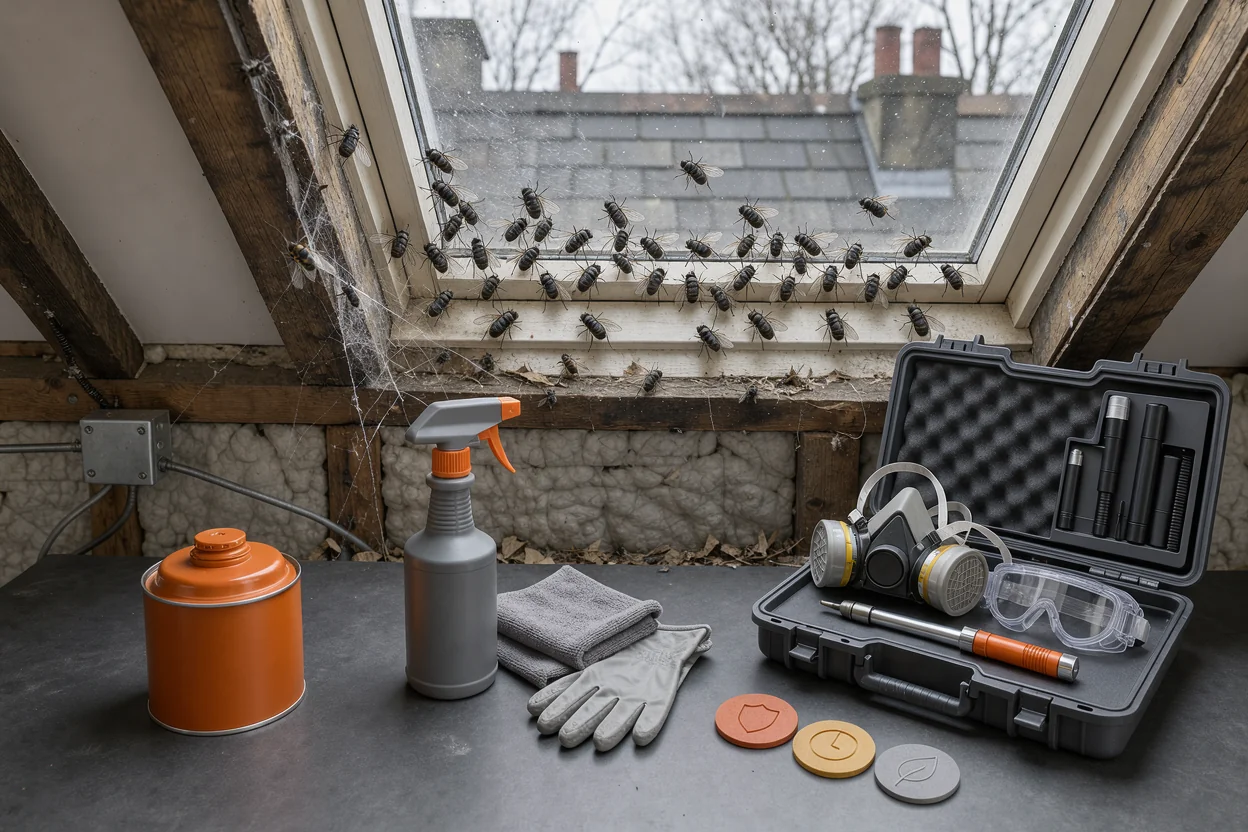 The Best Ways to Treat Cluster Flies in Lofts After Winter