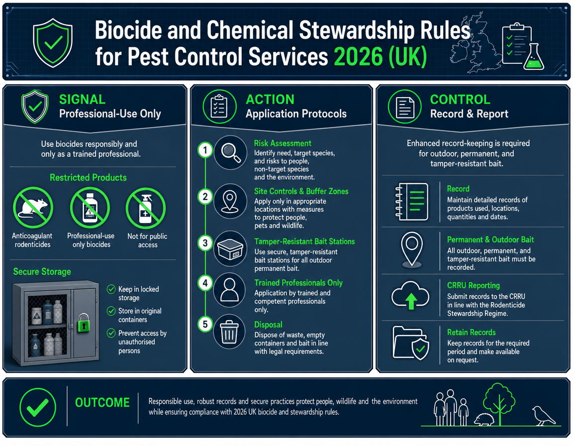 2026 pest control regulations 2026 biocide and chemical stewardship rules framework for UK pest control services