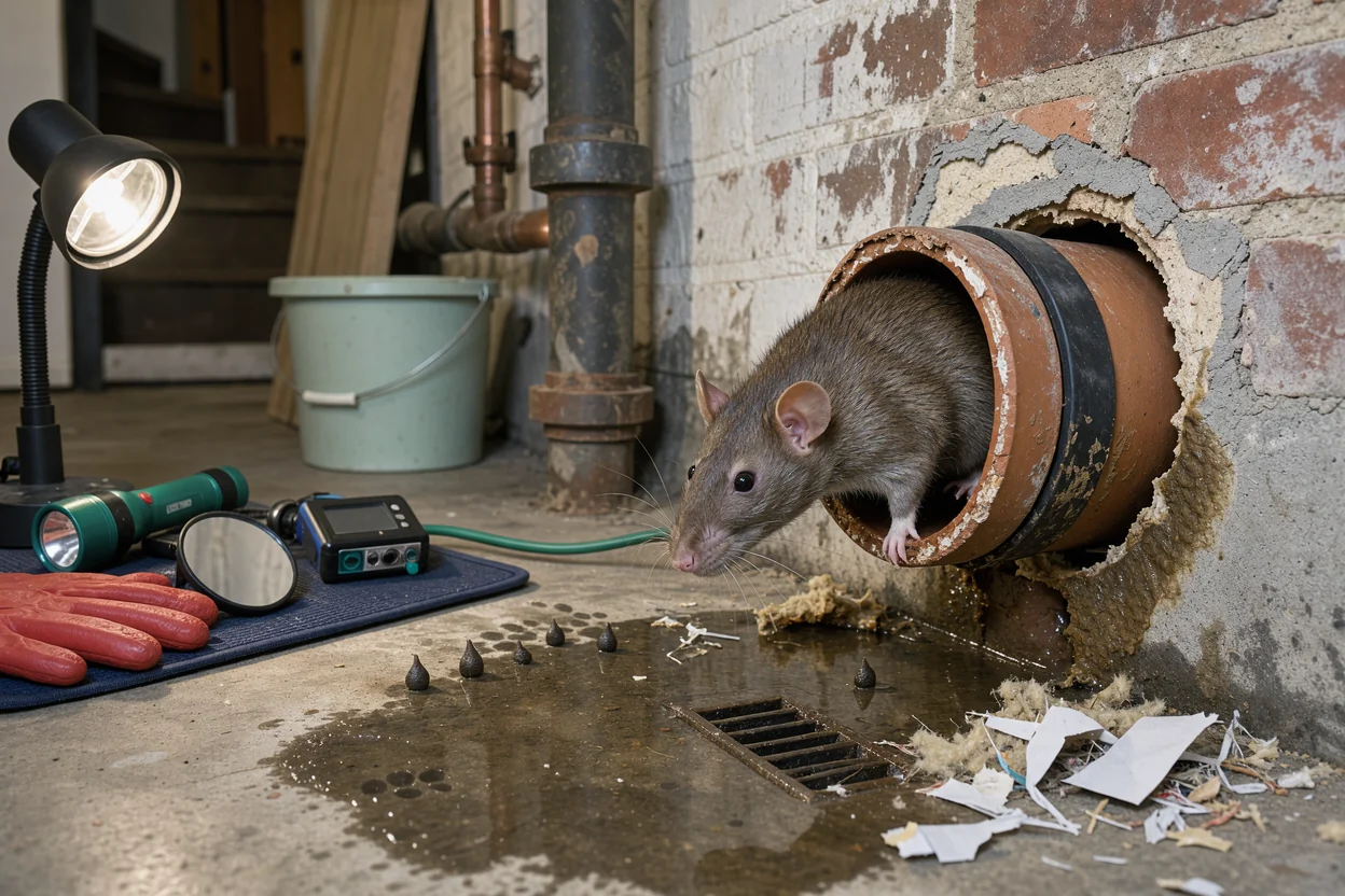 Signs of Rats in Sewer Pipes and How Rodents Breach Drains