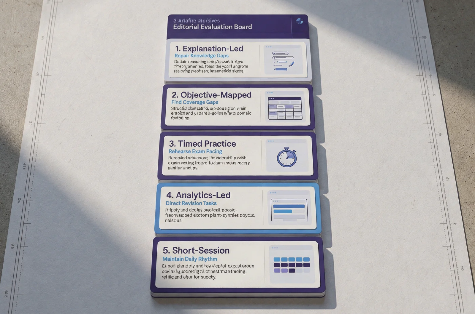 A structured comparison board ranking five exam simulator formats by study purpose for an LPI 010 160 practice test review.