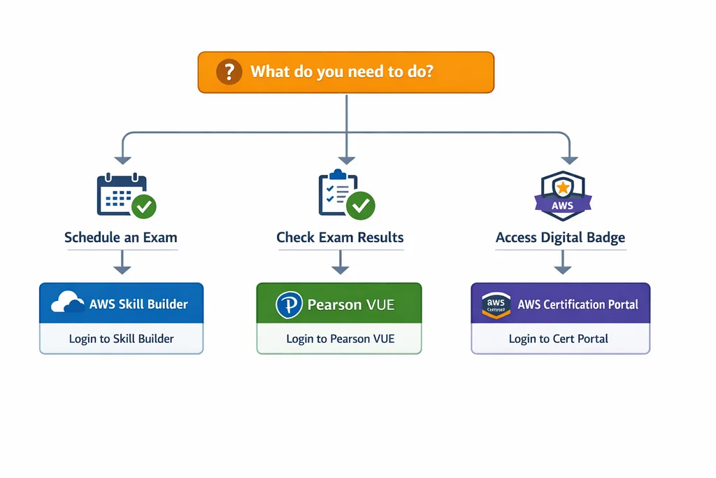 Where to Log In for Your AWS Certification Exam and Results